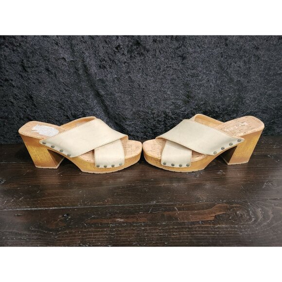 Korks Lynda Tan Chunky Platform Sandal/Sz. 10M NWOB - Picture 4 of 8